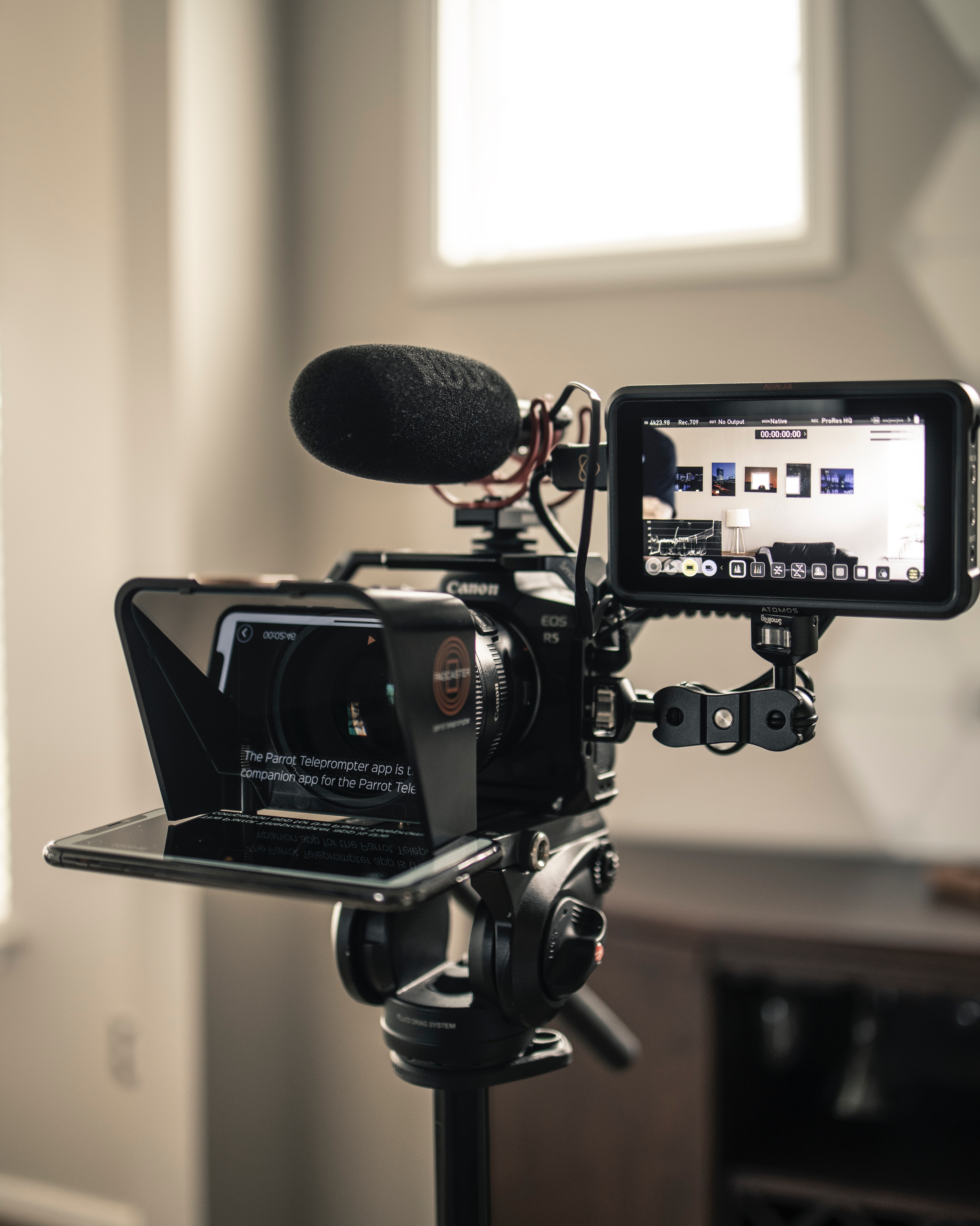 Ein Teleprompter
