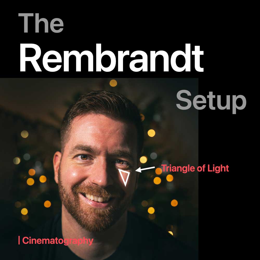 Rembrandt Style Licht Setup