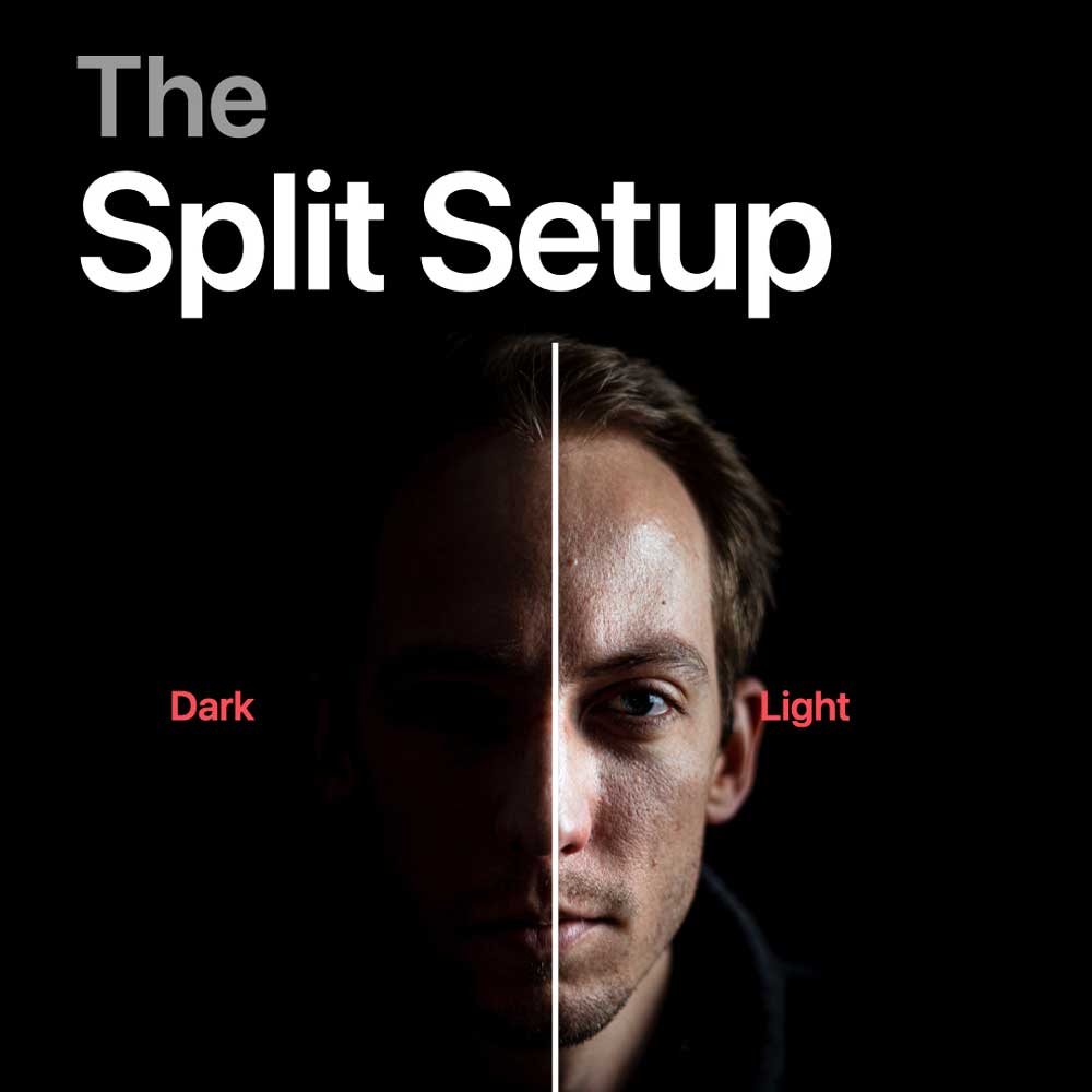 Split Licht setup