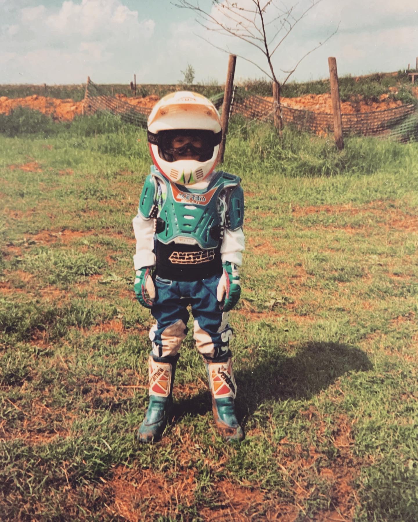 Schon sehr früh entdeckte Kim die Leidenschaft für Motocross.