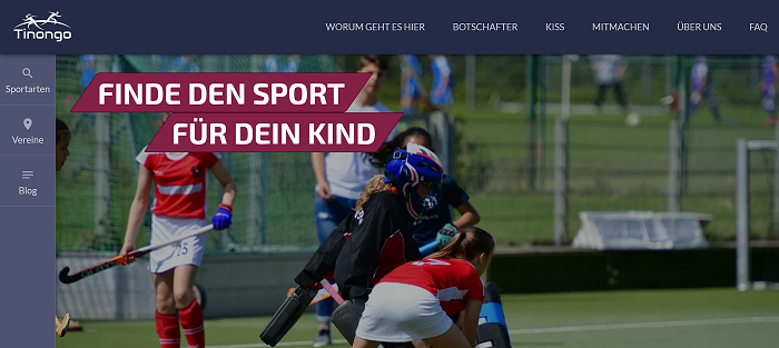 Die online-Plattform Tinongo soll Eltern und Kinder bei der Wahl der richtigen Sportart unterstützen.