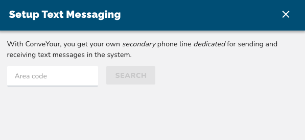 choose area code