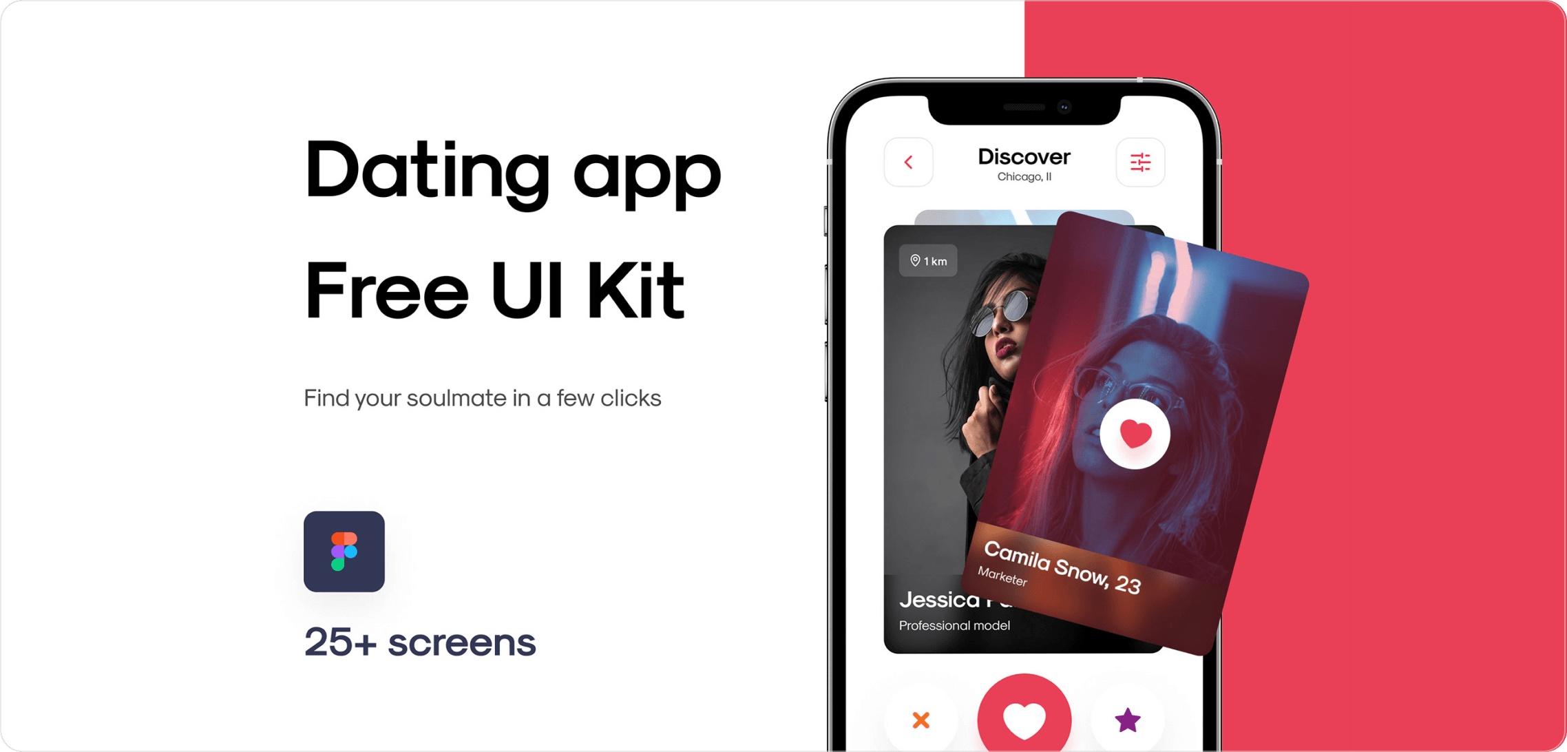 Figma Dating App UI Kit