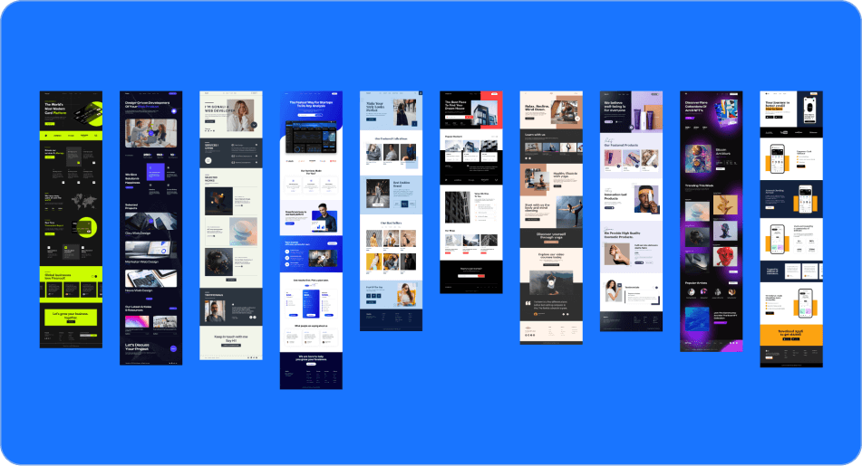 10 Free Landing Pages preview 3