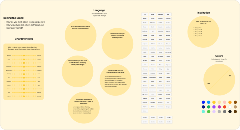 Brand Workshop Template preview 3