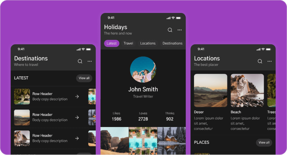 Mobile Templates Figma preview 3
