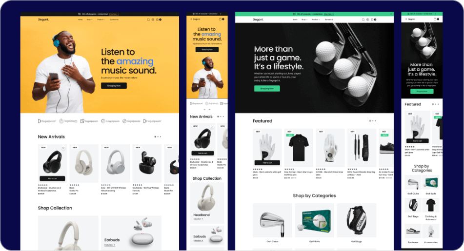 Elegant eCommerce Store preview 3
