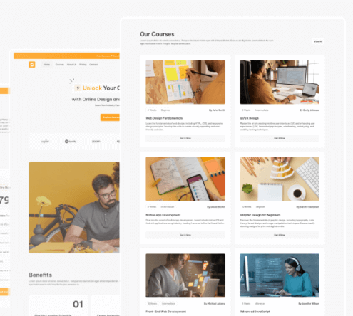 Online Course Website