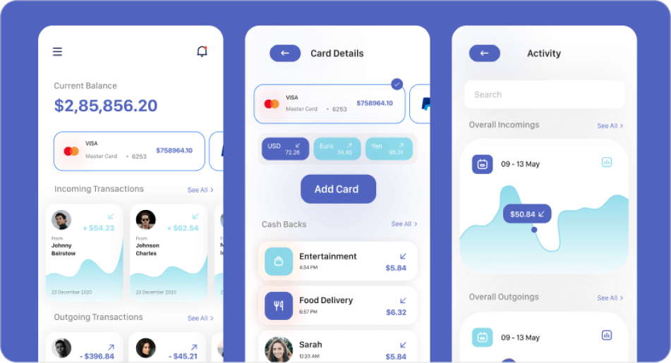 Mobile Finance App Design preview 3