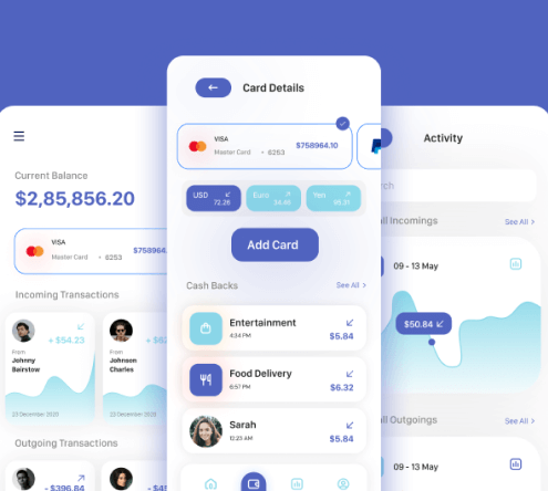 Mobile Finance App Design