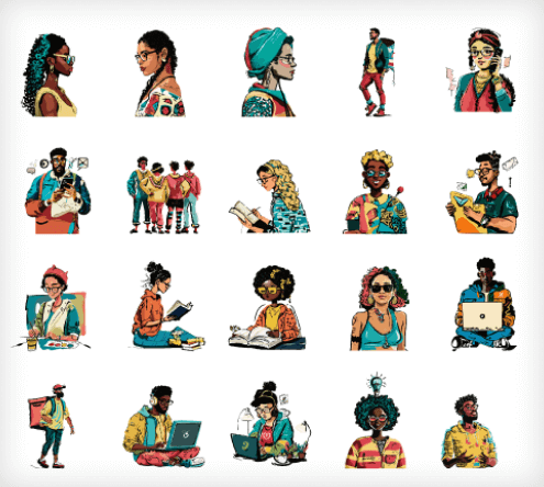 Hipster Illustration