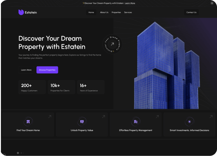 Real Estate Website Design preview 2