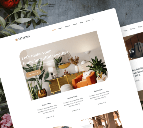 Interior Design Website Template