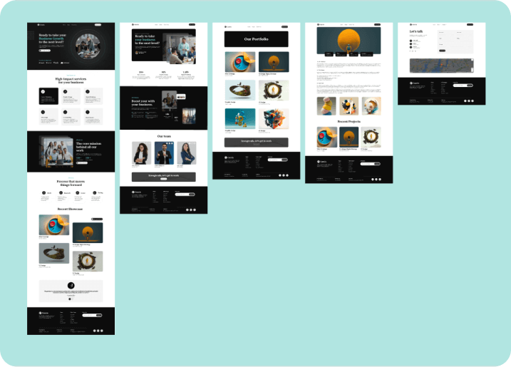 Agency Website Template preview 2