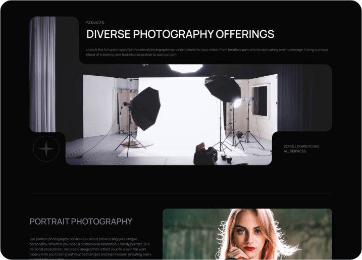 Photographer Website Kit preview 2