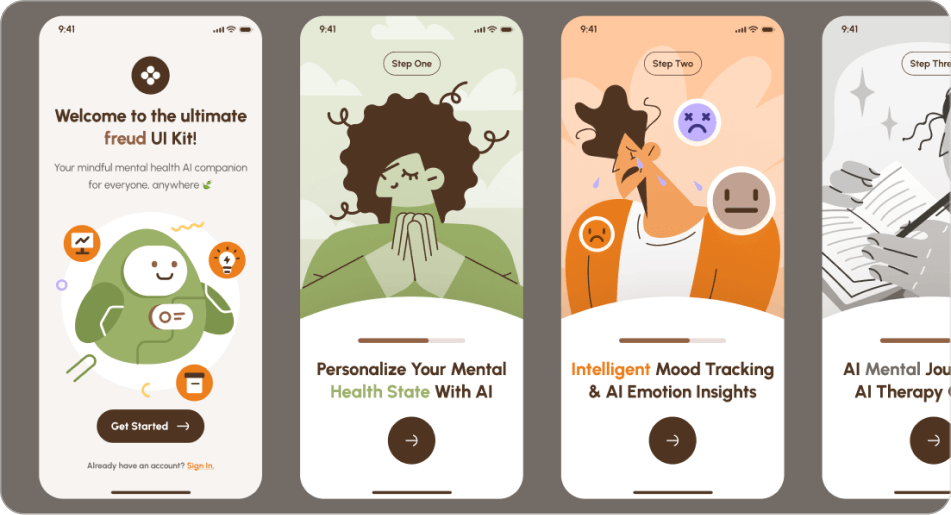 Mental Health Mobile App preview 3