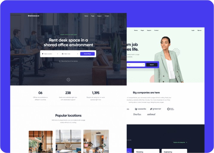 Landing Page Designs Pack preview 2