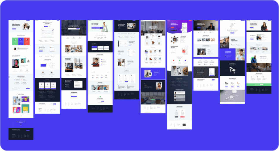 Landing Page Designs Pack preview 3
