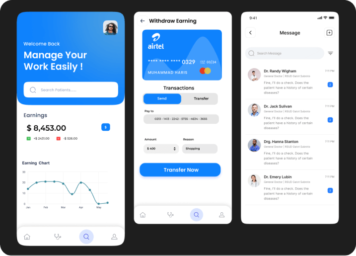 Doctors Appointment App preview 2