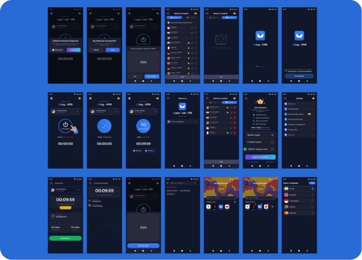 VPN App Template preview 2
