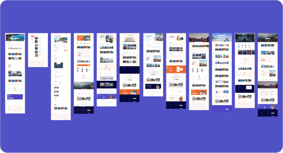 Travel Website Template preview 3