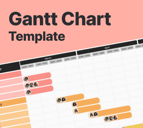 Figjam Gantt Chart Template