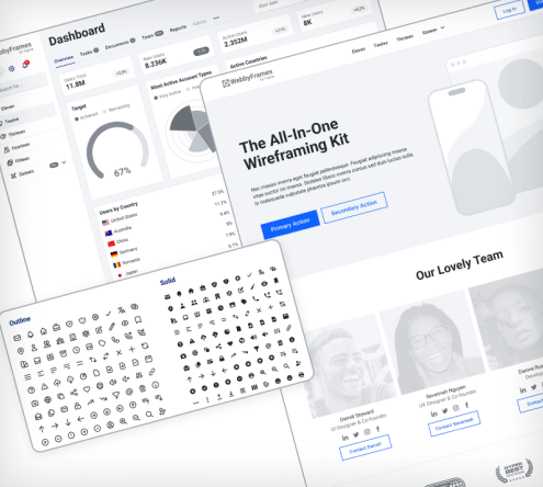 Wireframe Template Pack
