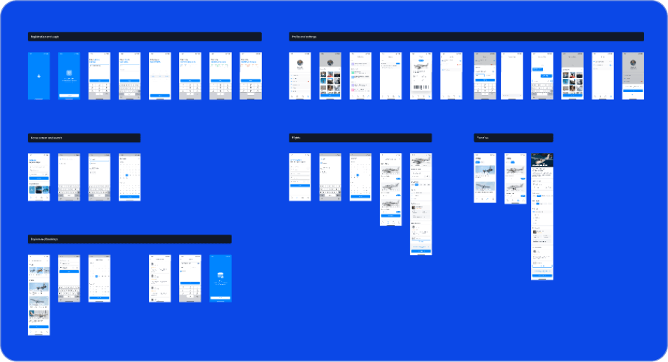 Plane Flights App Template preview 3