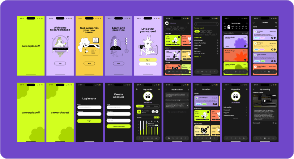 Careers and Courses Education App preview 3