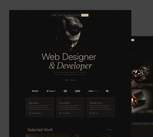 UI Designer Portfolio Template