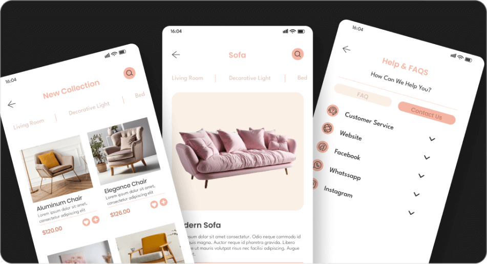 Home Furniture Store App preview 3