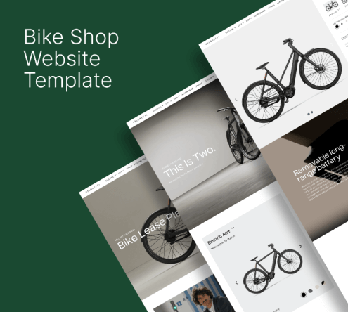 Bike Shop Website Template