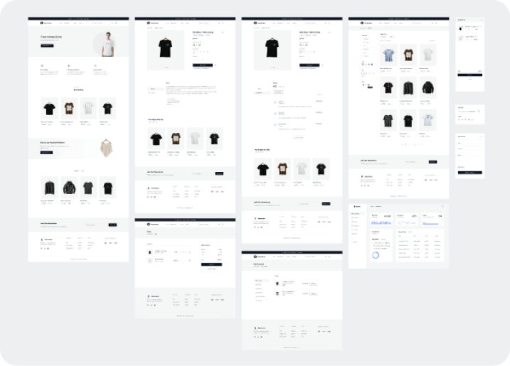 Clean eCommerce Website Kit preview 2