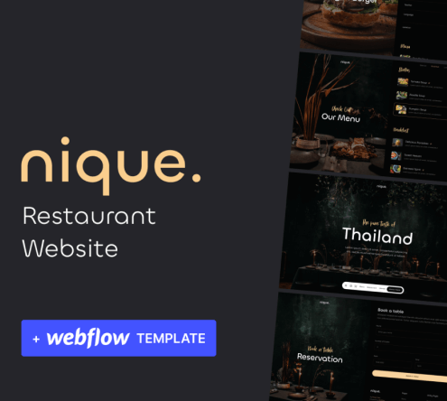 Upper Class Restaurant UI
