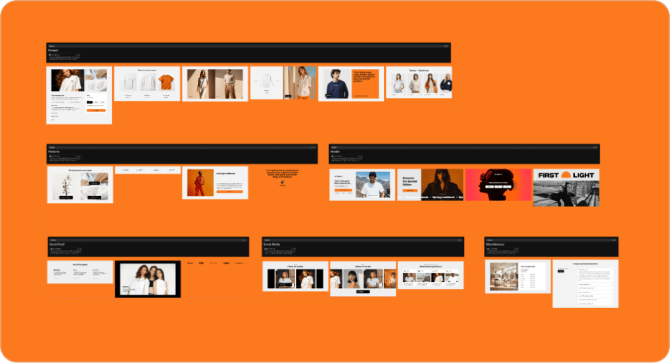 Simple Fashion UI Kit preview 3