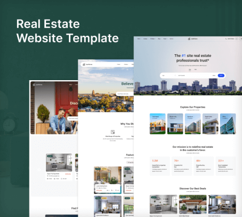 Real Estate Website Template