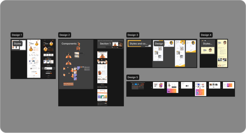 5 Portfolio Website Designs preview 3