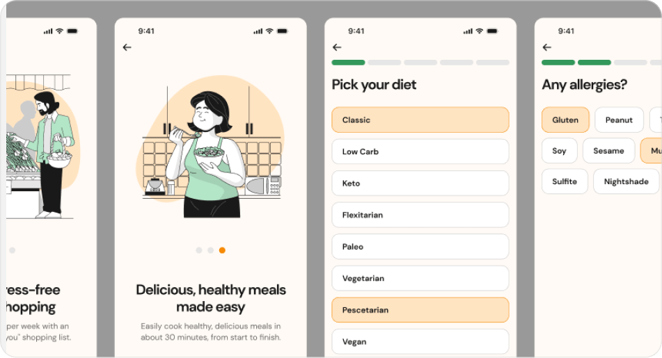 Cooking App Design Template preview 3
