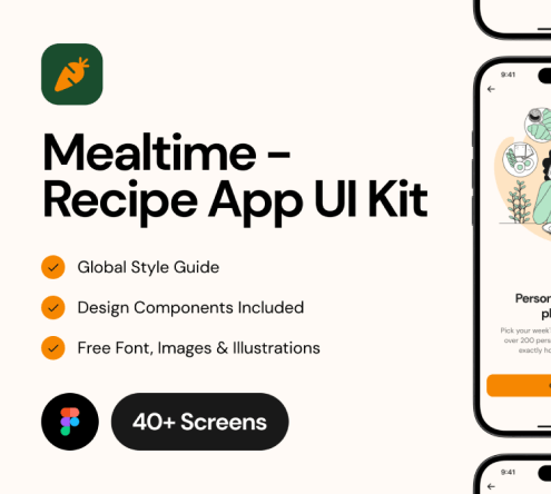 Cooking App Design Template