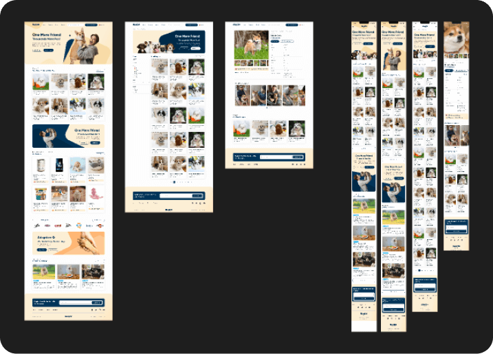 Pet Store Web Template preview 2