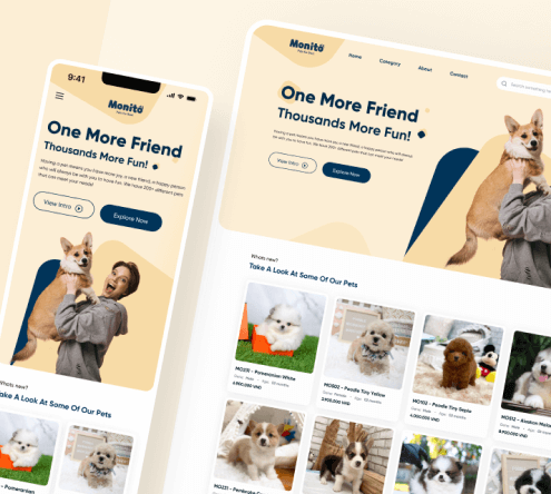 Pet Store Web Template