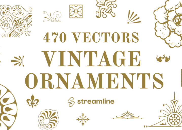 50 Fun Vintage Flourishes preview 2