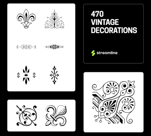 50 Fun Vintage Flourishes