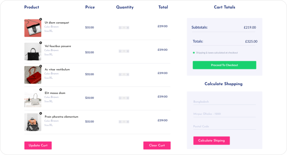 Ecommerce Shop Template preview 3