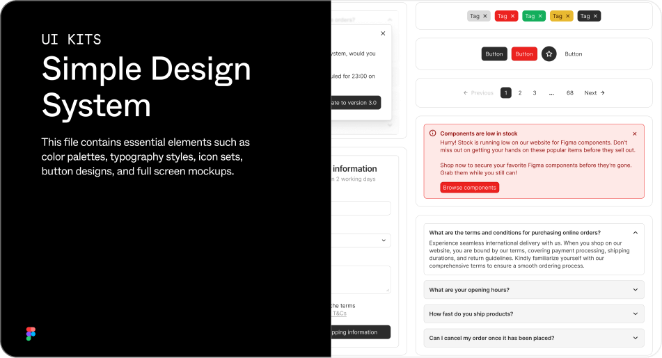 Figma's Official Design System preview 3
