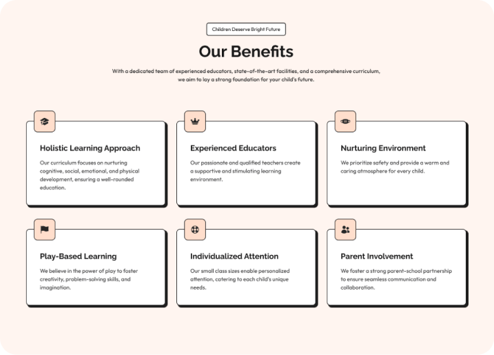 School Website Design Template preview 2