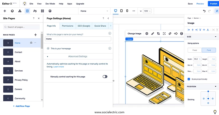 wix editor vs wix editor x by Socialectric Web Design