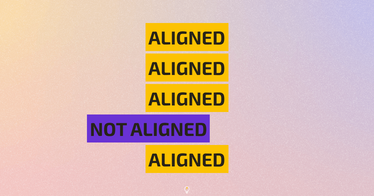 Not to forget alignment elements in the whole body of websites