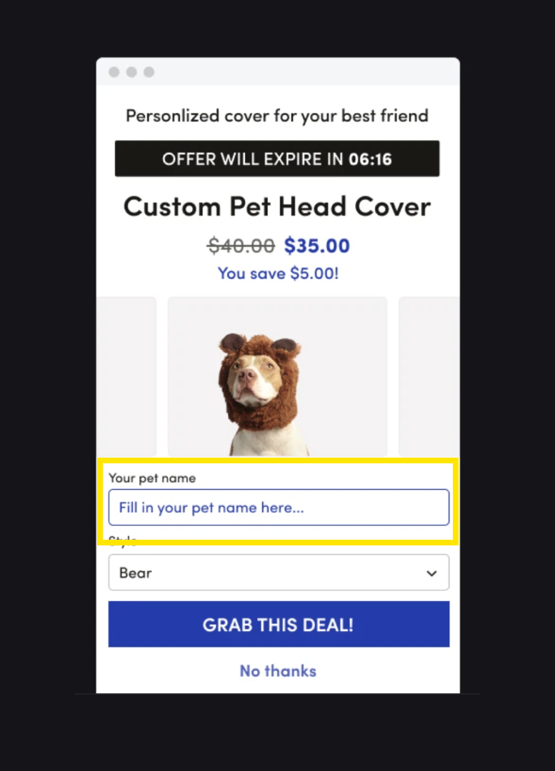Personalization by Honeycomb