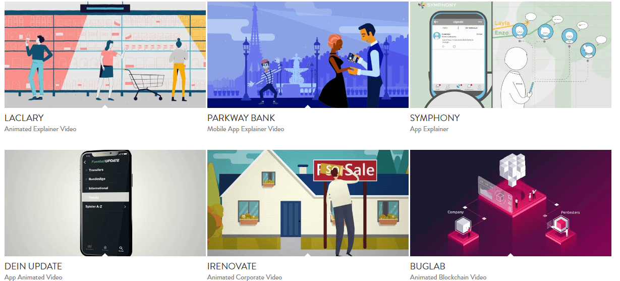 animation company portfolio